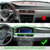 ABS Carbon Fiber Grain Interior Center Console Dashboard Panel Strip Air Outlet Vent Cover For BMW 3 Series E90 2005-2012