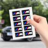 10 шт. 3D Эпоксидная Смола Эмблема Наклейки Декали Интерьер Авто Аксессуары для BMW E46 E85 E60 F10 E39 F30 E36 F20 E87 E90 E70 X3 X5