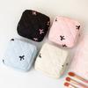 Cute Large Capacity Sanitary Napkin Storage Bags Cartoon Bow Portable Girls Physiological Period Tampon Organiser Bag Pouch