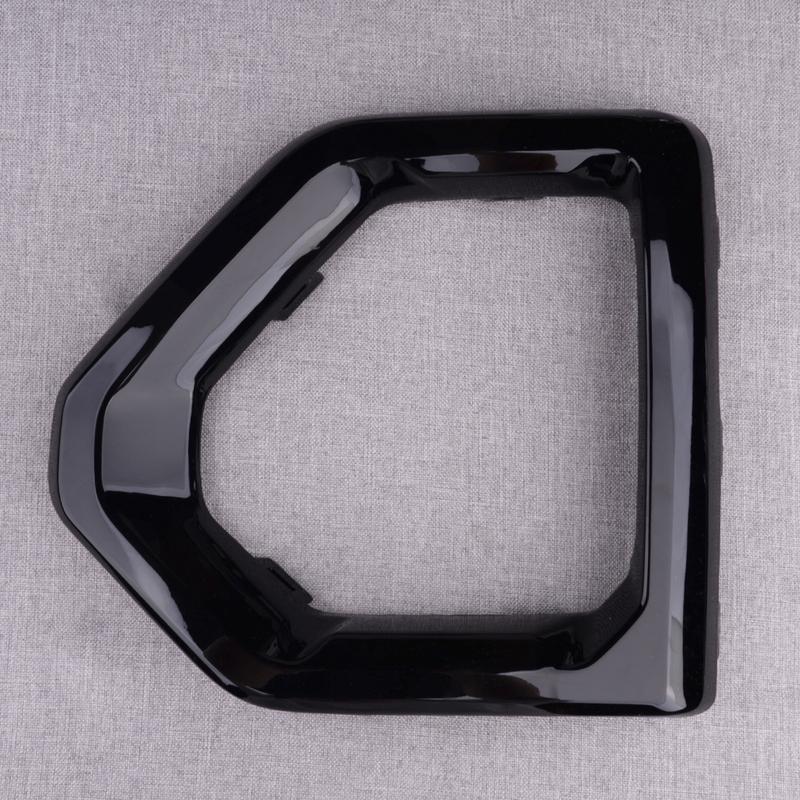 84176753 Left Front Fog Light Outer Bezel Cover Trim Fit For GMC Sierra 1500 Denali SLT AT4 Glossy Black