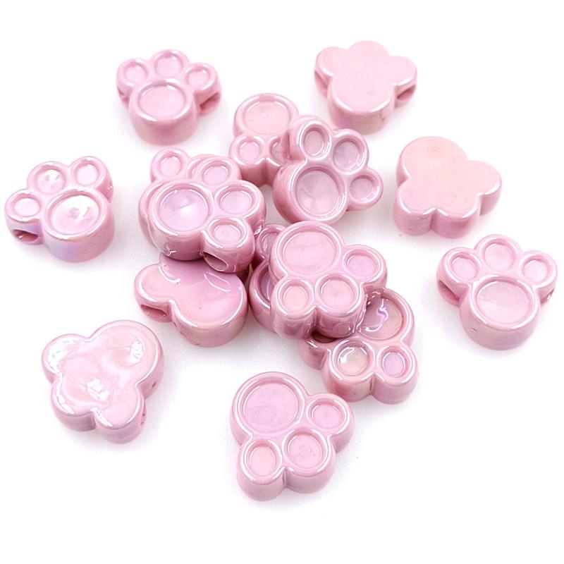 Высокое качество материалов ручной работы ожерелье 5 шт. DIY ювелирные аксессуары браслет кошачья лапа свободные бусины с УФ-покрытием ослепляют