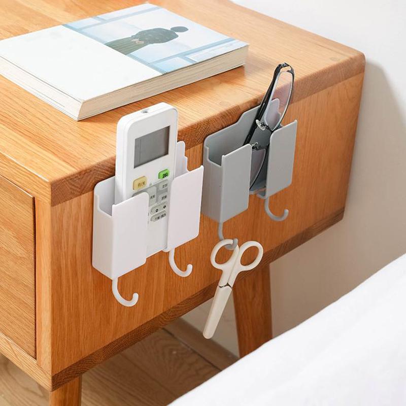 Универсальный держатель пульта дистанционного управления, кронштейн для зарядки телефона, кронштейн для пульта дистанционного управления кондиционера, настенная полка, подставка