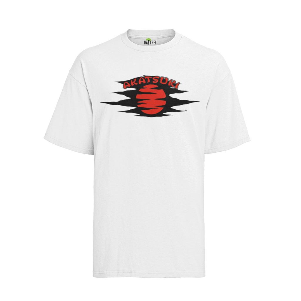 Naruto Akatsuki Logo Rote Wolken und Ring Zeichen Symbole Anime T-Shirt Mens Womens Tees Top Herren