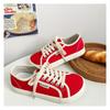 Designer Sneakers Canvas Shoes Women Low Top Sneakers Wide Toe Lace Up Zapatos Shoes 2024 Girls Red Blue Sneakers Girls Tenis