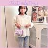 Kids Small Handbag Pu Material Cute Girl Shoulder Bag For School And Outings