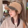 Windproof Plush Hat Cold-proof Baseball Cap Fashion Knitted Hat  Winter