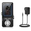 Looper Effect Pedal with 9 Loops Tuner Guitar Effects 40 Minutes Unlimited Overlay Electric Guitar Bass USB 9V Pedal Power Adapter Function,