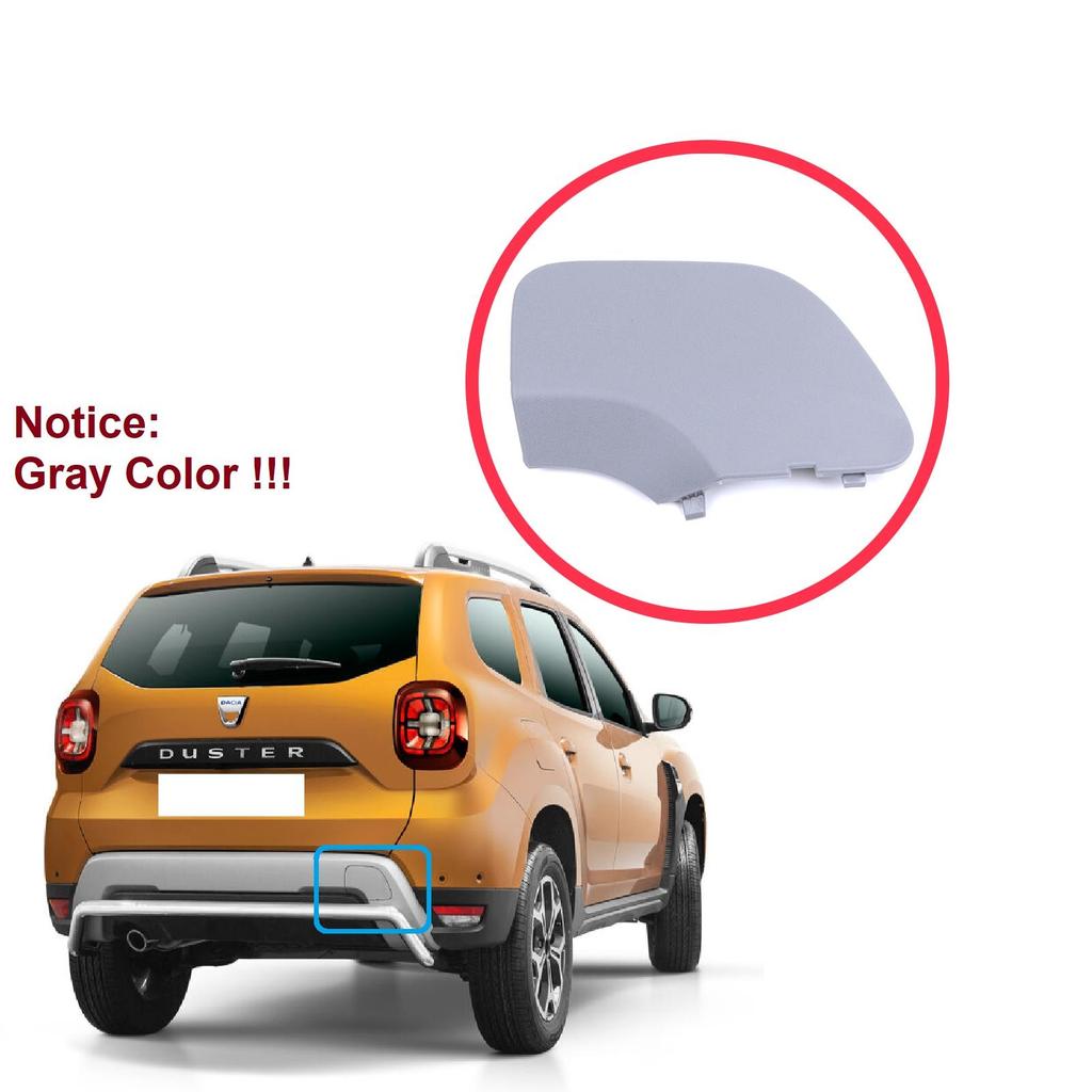 BSP1194 Rear Bumper Tow Bar Hook Eye Cover Gray for Renault Dacia Duster MK2 HM 2017-2023 511655594R