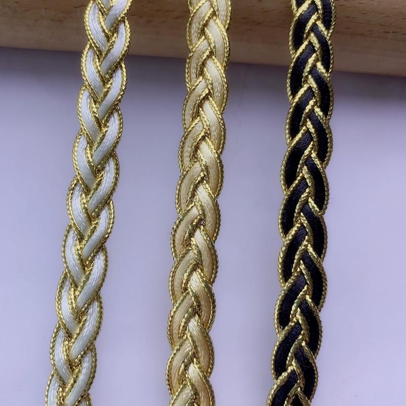 4m/13.12ft Each Pack Lace Trims Dress Curtain Handmake DIY Sewing Craft Ribbons Edge Curve Home Dinner Hair Decoration Big Wide 1.2cm/0.47inch