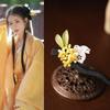 Vintage Flower Hairpin Flower Hairpin Fork Jewelry Accessories New Chinese Hair Stick  for Hanfu