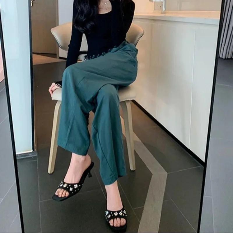 Новый французский квадратный ринотон котенок с шлепанцами женская летняя одежда fairy wind line с тапочками на высоком каблуке