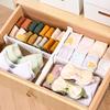 8pcs Side Locking Buckle Drawer Organizer Adjustable Adjustable Drawer Divider  Clothes
