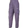 High-Waisted Soft Comfort Cargo Casual Pants Kids Bottoms Dawn-Deep-Purple FD2951-509