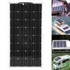 100W Semi Flexible Solar Panel Portable Monocrystalline Charging Board for Outdoor RV Boat