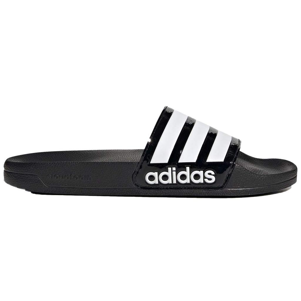 Adidas Adilette Шлепанцы для душа W ADILETTE SHOWER SLIDES Основной белый FZ2852 Оригинальный продукт Adidas Japan [Adidas] Черный/Обувь 27.0см
