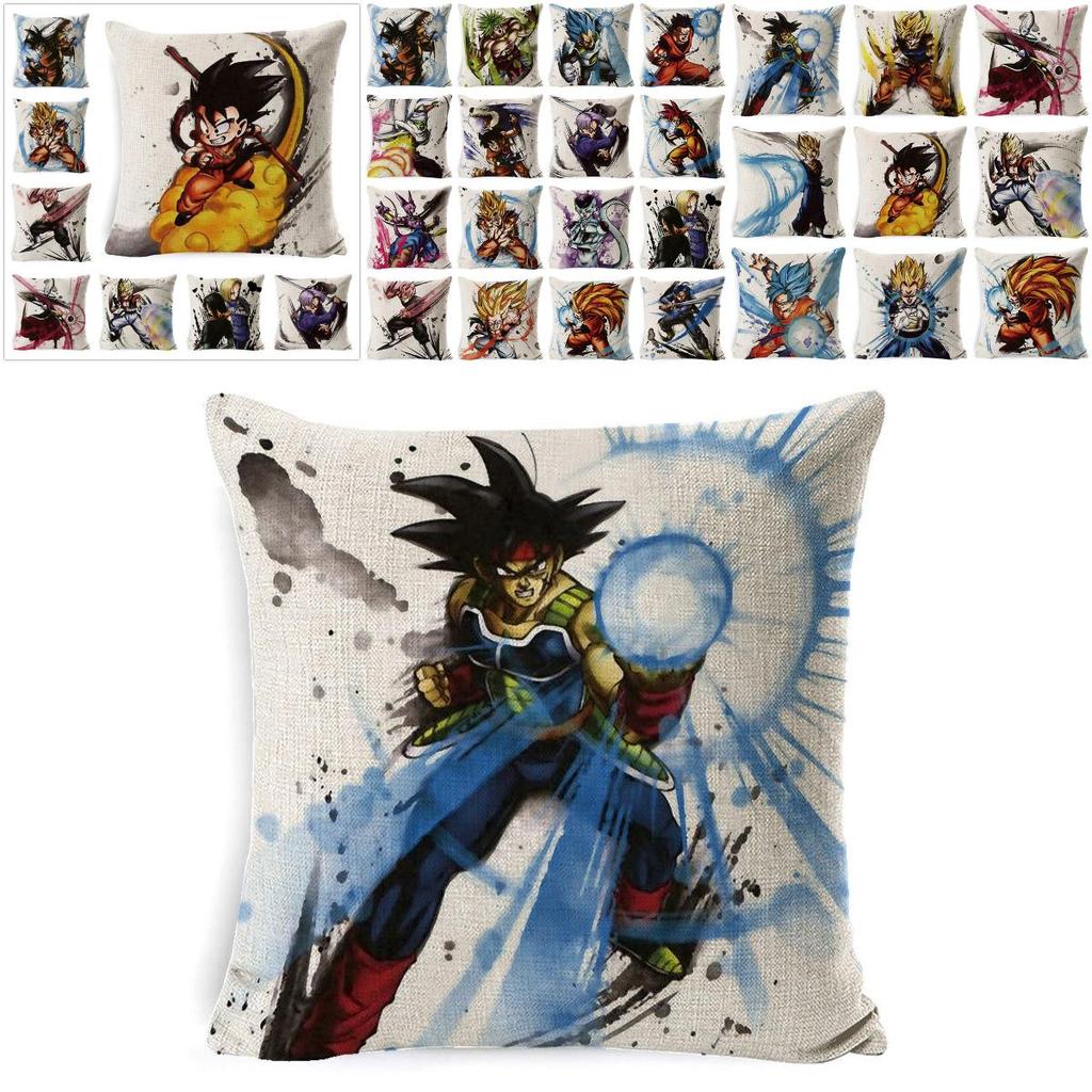Наволочка Dragon Ball Потрясающая Мультяшная Квадратная Наволочка Для Стильного Дивана Домашний Декор
