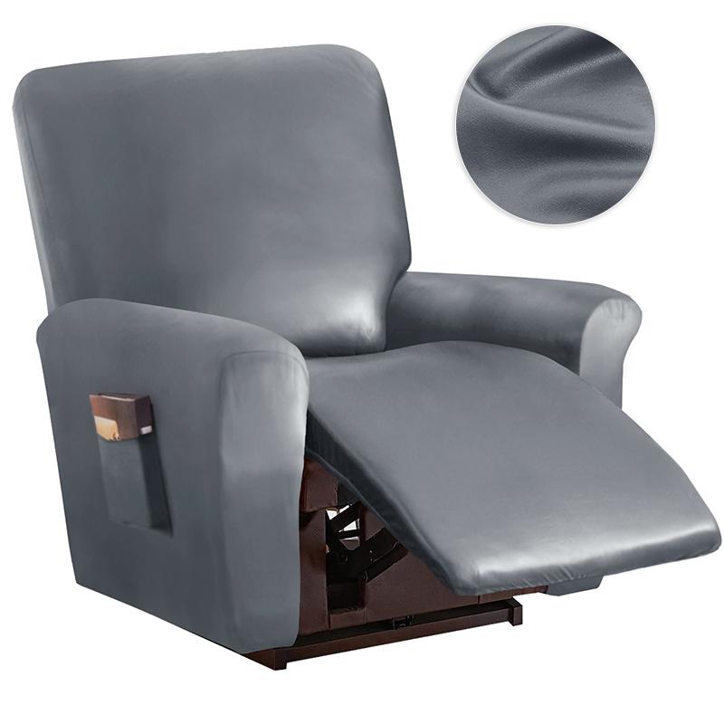 Водонепроницаемый чехол для кресла с откидной спинкой из искусственной кожи, высокое качество, однотонный чехол для отдыха, чехол для кресла, чехол для дивана для гостиной