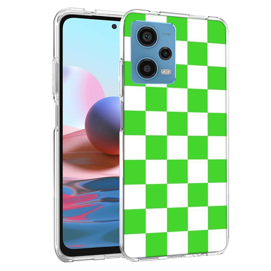 Ретро Классическая Шахматная Доска Клетка Чехол для Телефона Для Redmi Note 13 12 14 15 Pro Plus 13R 11 11T 11E 11S 10 Pro 10S 9 9S Чехол Клеточный Прозрачный