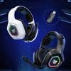 Wireless Gaming Headset 2.4GHz/BT 5.3/Wired Gaming Headphones with Mic Gamer Headphones RGB Light for PS4/PC/Laptop