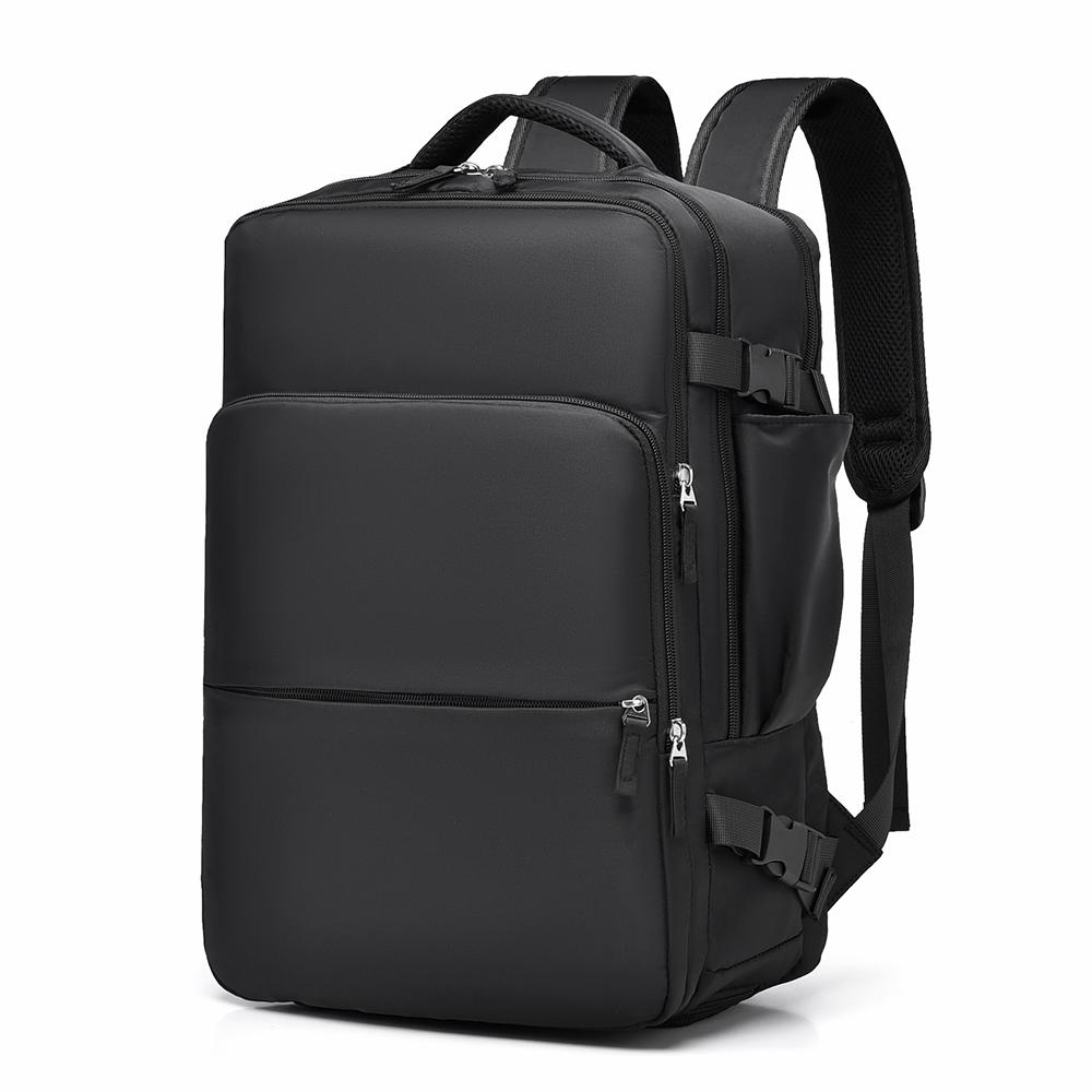 Дорожный рюкзак большой вместимости, Унисекс, Повседневный рюкзак с функцией зарядки USB, Ткань Оксфорд, Отдельное отделение для обуви