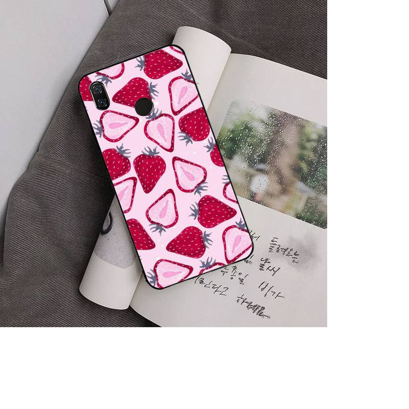 Fruit Food Strawberry Phone Case For Redmi Note 7 5 8A Note8pro 9Pro 8T Coque for Note6pro Capa