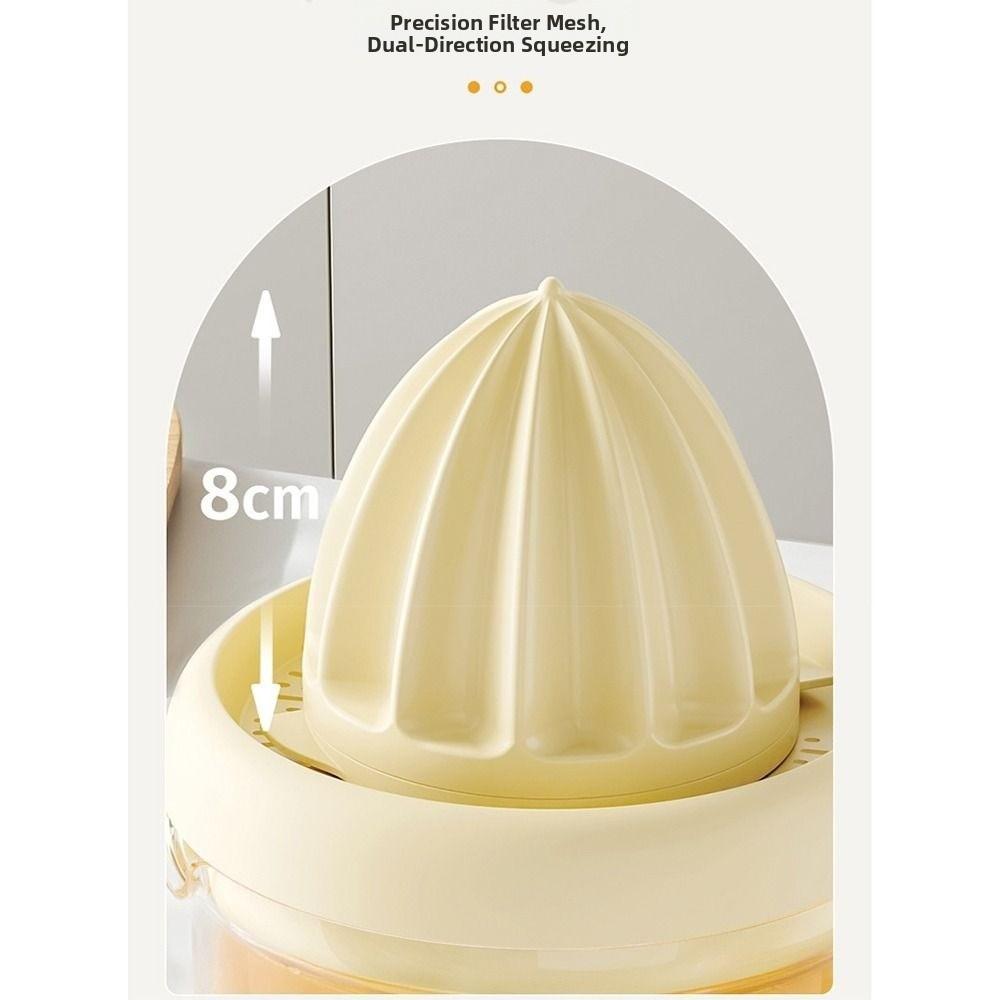 Scale Measure Hand Press Squeezer Transparent Fruit Residue Separator Citrus Press Home Use