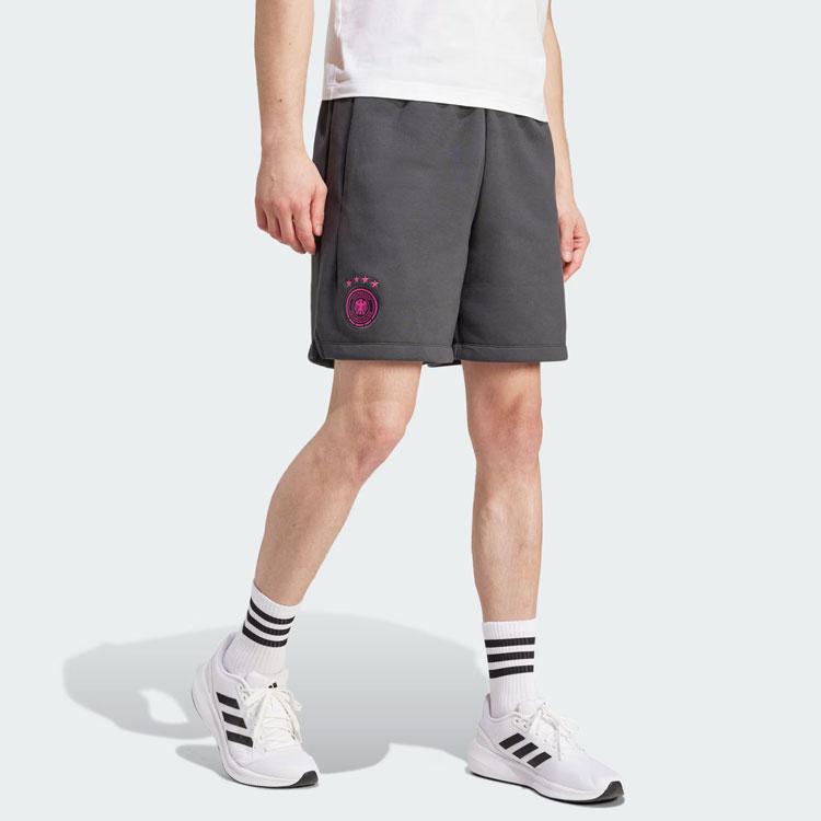 Adidas GERMANY TRAVEL SHORTS Soccer Bottom Men's Carbon IU2099