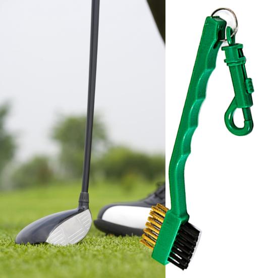 Щетка для чистки гольфа Полезная многофункциональная эффективная щетка для чистки Двусторонняя щетка для чистки гольфа Щетка для гольфа Аксессуары для гольфа