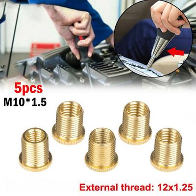 M10x1 5/M10x1 25/M8x1 25 5 шт. Комплект гаек-вставок с резьбовыми адаптерами для ручки переключения передач