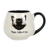 Magic Coffee & Cats Round Mug