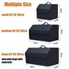 Car Multiuse Tools Storage Bag Car Trunk Organizer Box Stowing Tidying Leather Folding For Emergency Storage Box