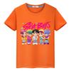 Футболка для детей мальчика 10 лет Saja Boys Принт Милые Топы y2k kpop охотники на демонов Kawaii Футболки 100%Хлопок аниме Короткая одежда для девочек