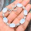 Wonderful Milky Opal Gemstone 925 Sterling Silver Handmade Bracelet