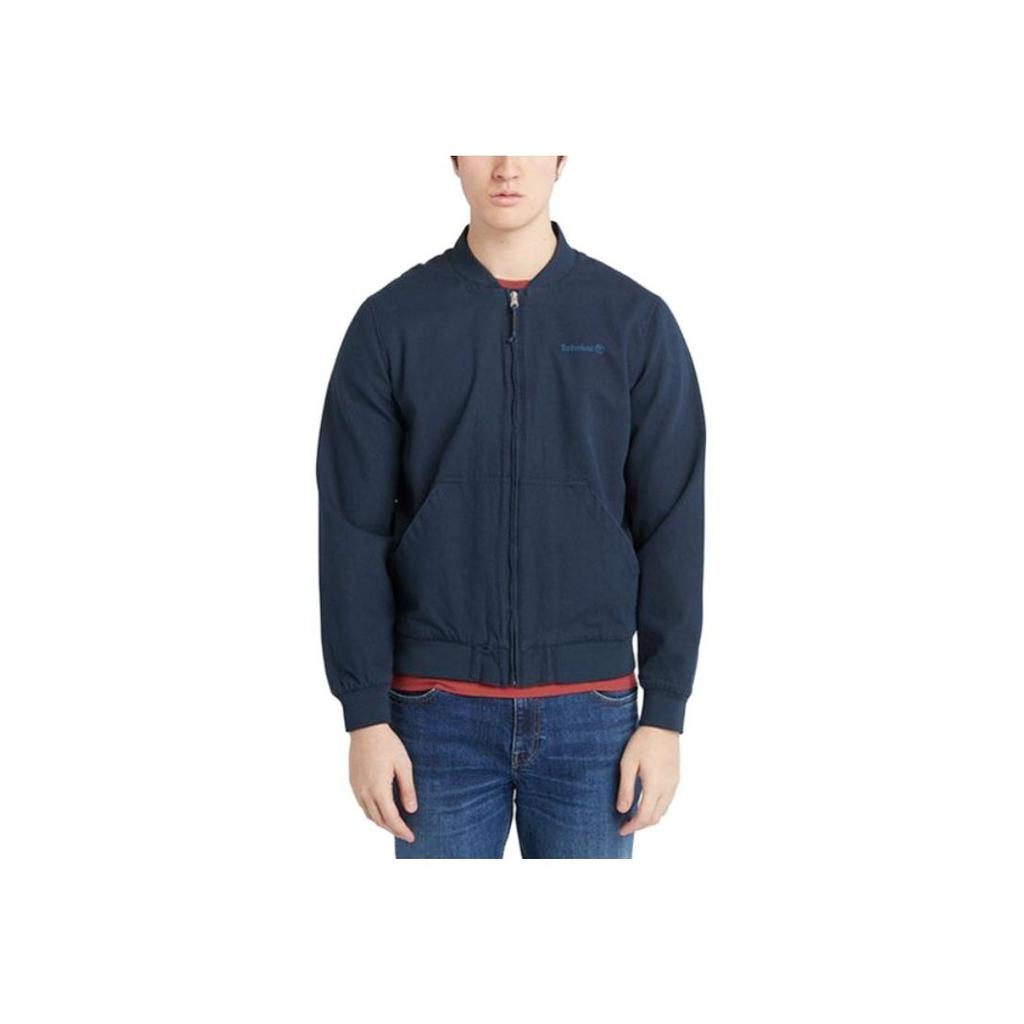 Timberland Однотонная повседневная куртка-бомбер для активного отдыха Мужские куртки Deep-Sapphire-Blue A6R1N-433