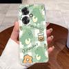 Casing For OPPO Reno 11F 11A 5G CPH2603 Case Aesthetic Cute Cat Cartoon Soft Silicone Back Cover Transparent Phone Case Bumper