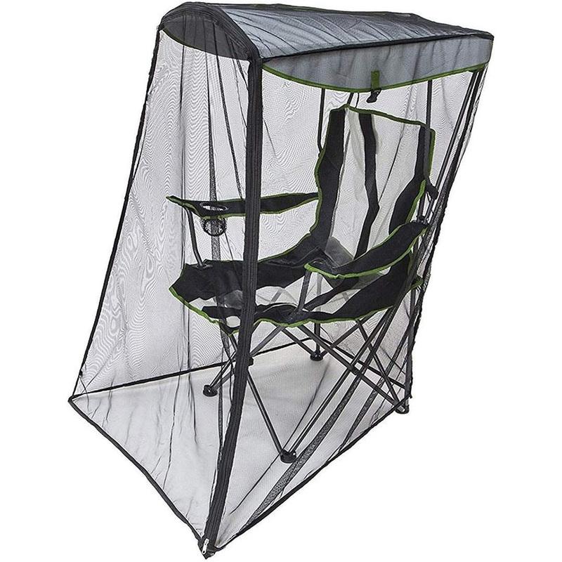 Foldable Camping Outdoor Swing Mosquito Net for Garden Canopy Chair Fishing Sun Protection Insect Proof Polyester Curtain
