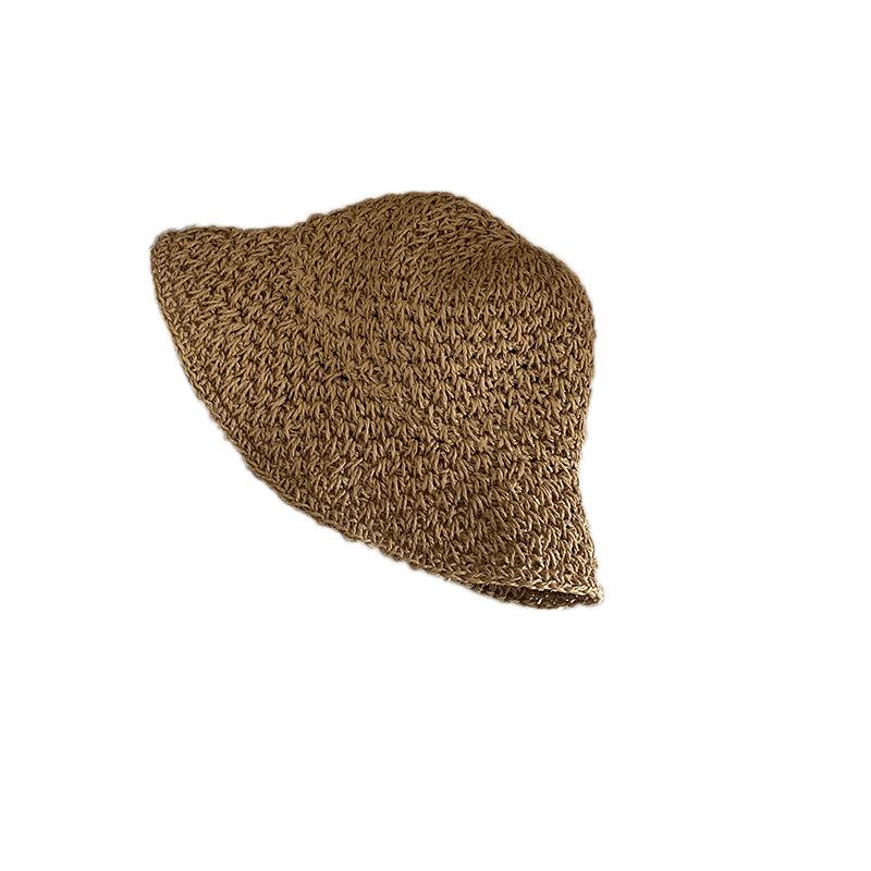 Соломенная шляпа женская летняя морская японская соломенная шляпа ручной работы от солнца, маленькая свежая пляжная шляпа для отдыха на пасторе