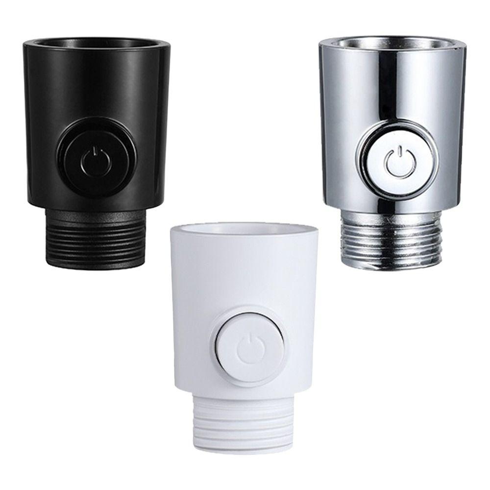 Plastic Water Stop Valve Flow Limiter Sprayer Shut-Off Switch Bathroom Parts