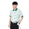 Рубашка поло с коротким рукавом Golf x Green S [Pin Apparel] Мужская (Принт по всей поверхности) / / 621-5160221 031_Белый