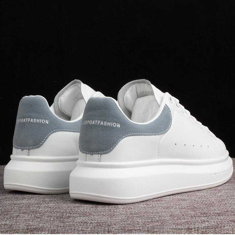 White Shoes for Men Thick Soles for Men Skateboard Shoes for Lovers Casual Sports Shoes for Men Light Travel Shoes