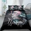 Anime Hibana Duvet Cover Pillowcase Bedding Set Kids Boy Girl Bedroom Decoration 2/3piece set Single/Double size