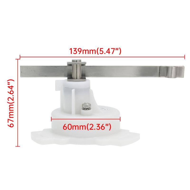 1 PCS Boat Rudder Angle Sensor 0-190ohm Rudder Indicator Rudder Angle Gauge Marine Steering Gear Angle Gauge Marine Accessories