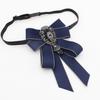 Rhinestone Ribbon Bowtie Ribbon Ribbon Bow Brooch Fashion Bow Tie  For Men and Women