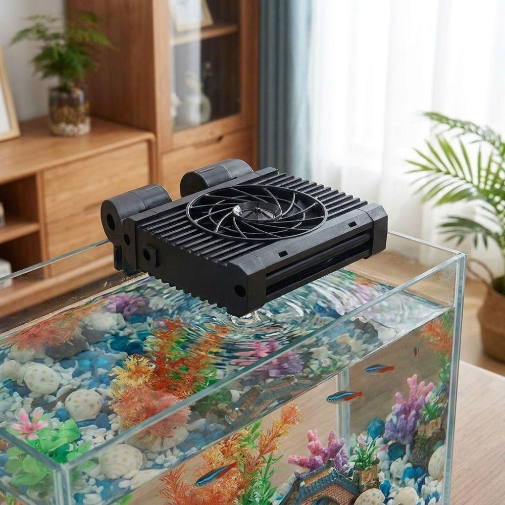 Variable Speed Fish Tank Chiller Fan 1/2/3/4/5/6 Head Aquarium External Fan Shrimp Tank