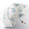 New Fashion Floral Embroidery Lace Folding Princess Umbrella Summer Outdoor Portable UV Protection Sun Umbrella Sunny Umbrella