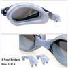 Plating Myopia Swim Goggles Professional Waterproof Anti Fog UV Shield Eyewear Swimming Pool Water Sports Glasses for Men Women