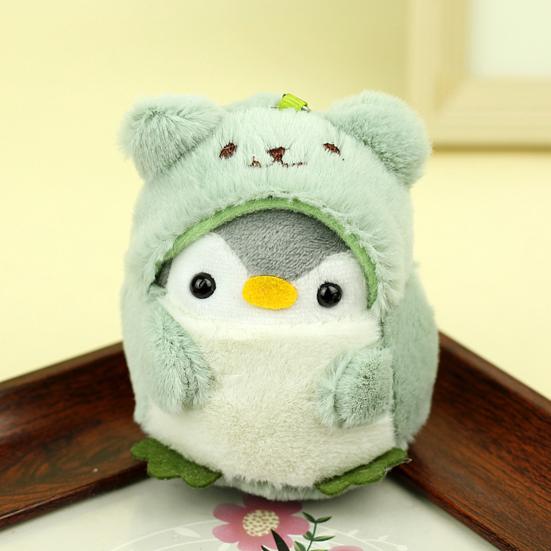 Кукла-пингвин, кулон, мягкие плюшевые игрушки, мультяшное животное, цепочка из нержавеющей стали, брелок для ключей, школьная сумка, сумка через плечо, украшение, кулон, брелок для ключей, держатель для ключей