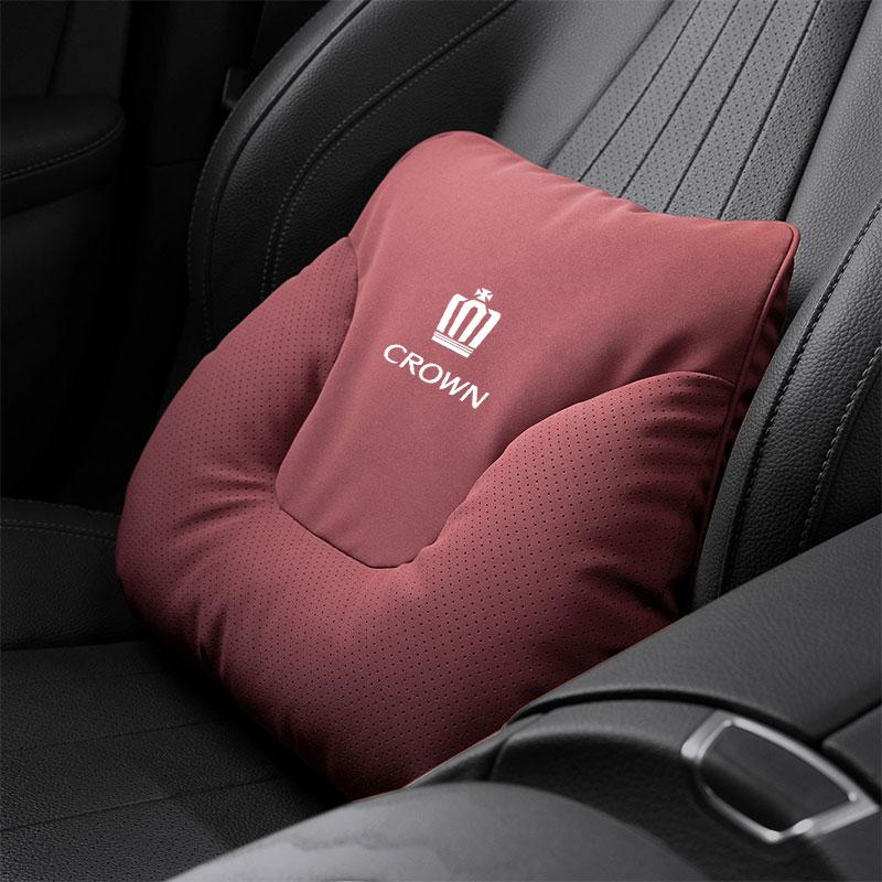 Car Headrest Neck Support Breathable Waist Lumbar Cushion Seat Neck Pillow For Toyota Corolla RAV4 LEVIN Yaris C-HR Camry Prius CI6