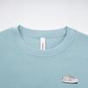 Reebok Укороченная футболка S/S Tee Series с принтом в виде обуви, с коротким рукавом, женские топы, светло-голубые 23RMS404WGB1