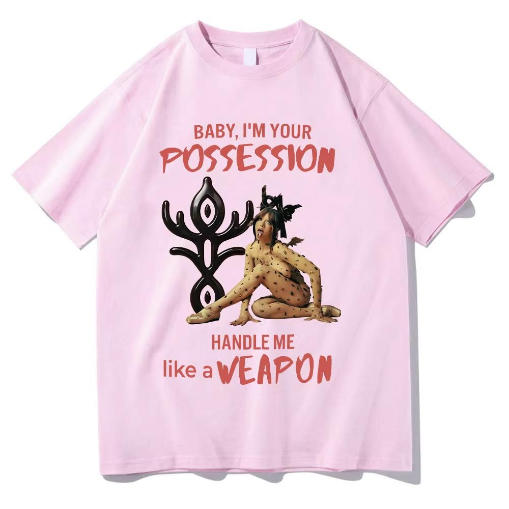 BABY IM YOUR Possession Графические футболки Мелани Мартинес Мода Хлопковые футболки Высокого Качества Женские Унисекс Большие Повседневные Футболки